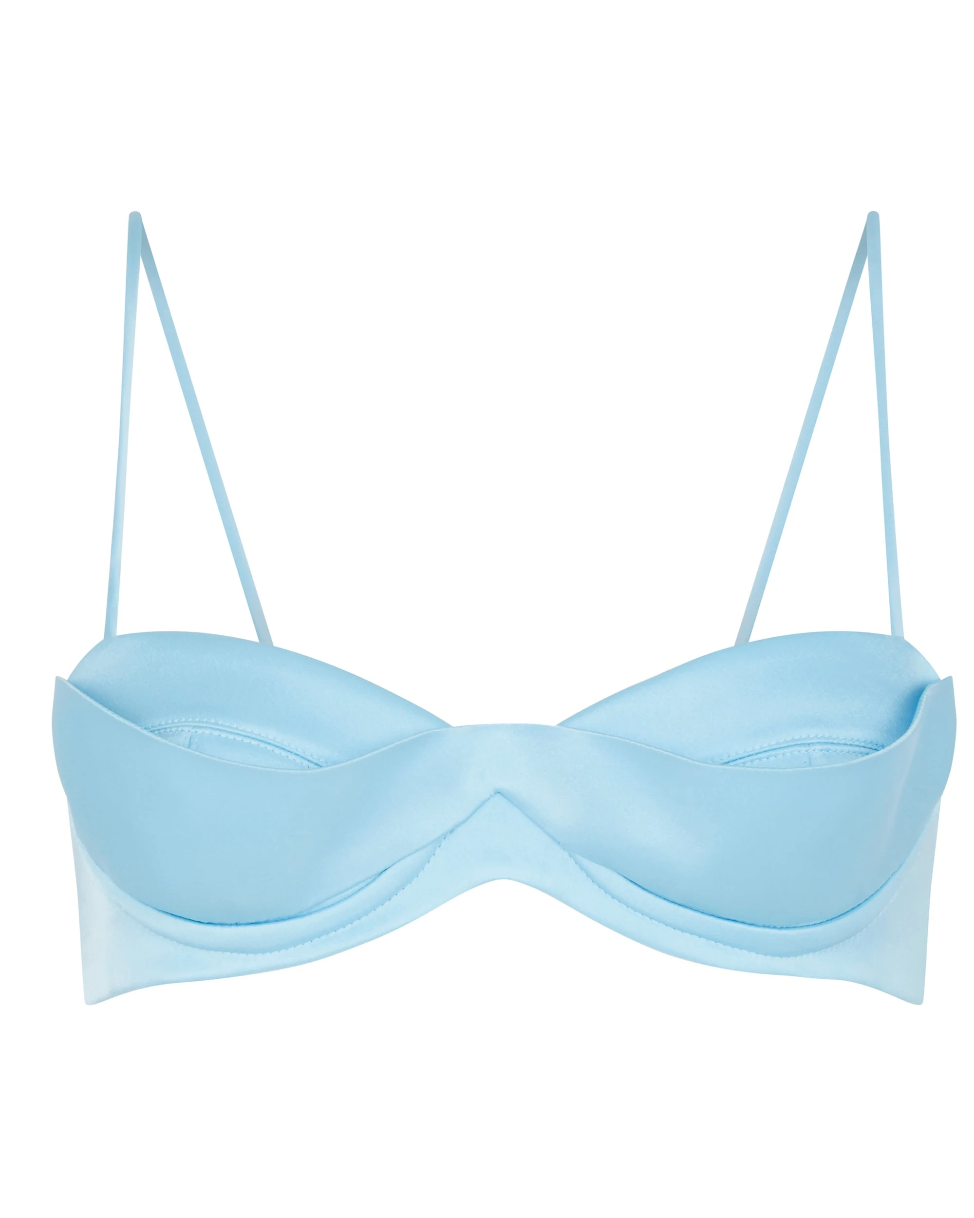 David Koma Satin Balconette Bra David Koma Satin Balconette Bra