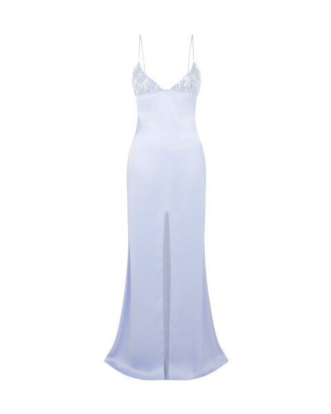 David Koma Triangle Bra Embroidery Gown