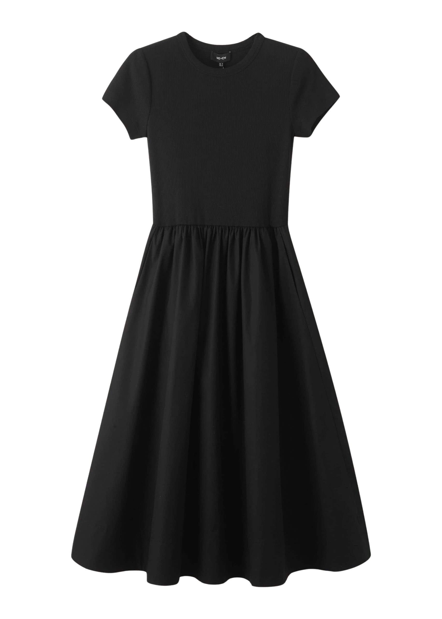 Me-and-Em-Mixed-Media-Rib-Tee-Midi-Dress-Mixed-Media-Jersey-scaled83953_nobg Me and Em Dresses luxury Clothing from Luxury Handbags Marketplace