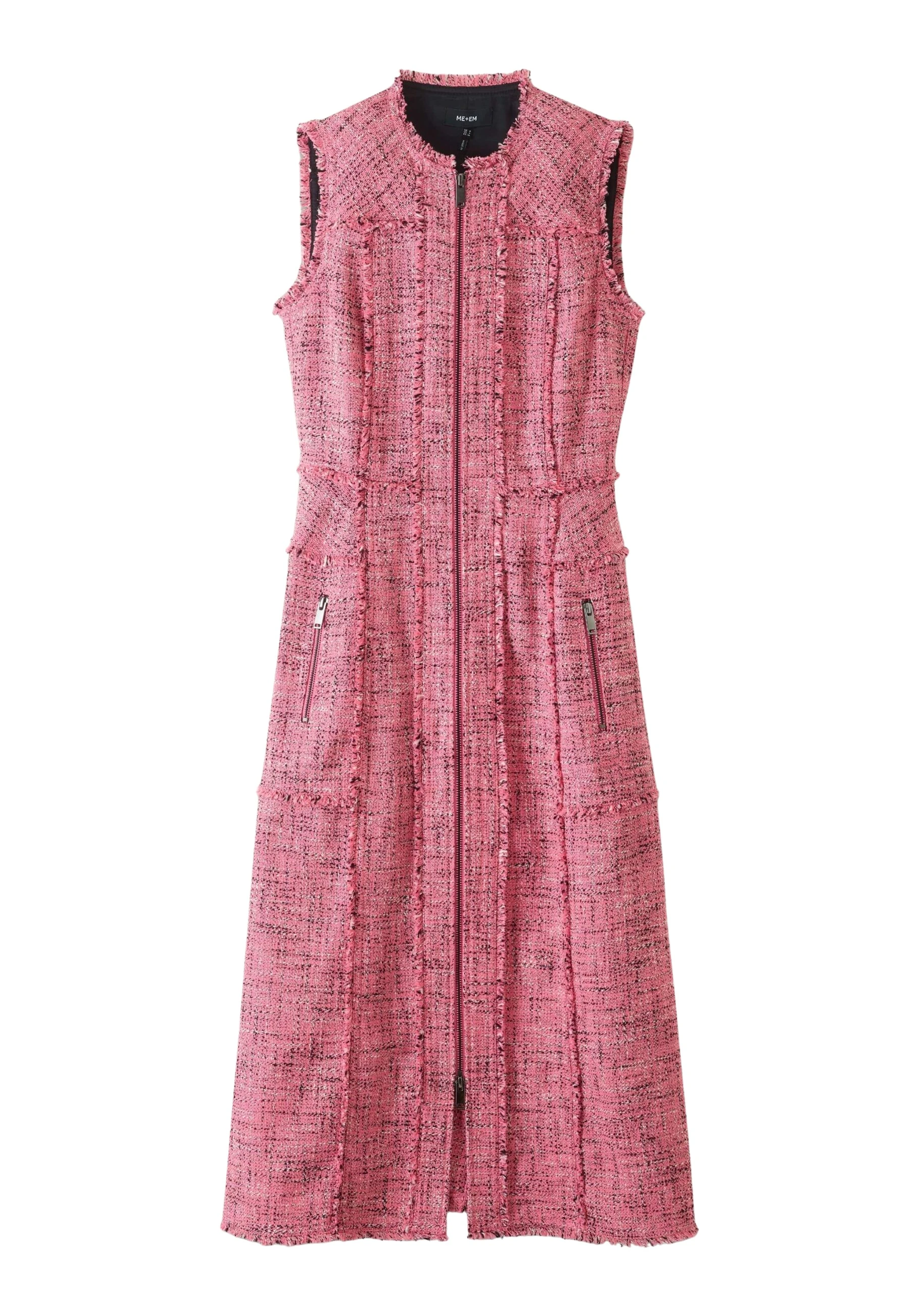 Me-and-Em-Tweed-Zip-Front-Midi-Dress-Italian-Cotton-Tweed-scaled60003_nobg Me and Em Dresses luxury Clothing from Luxury Handbags Marketplace