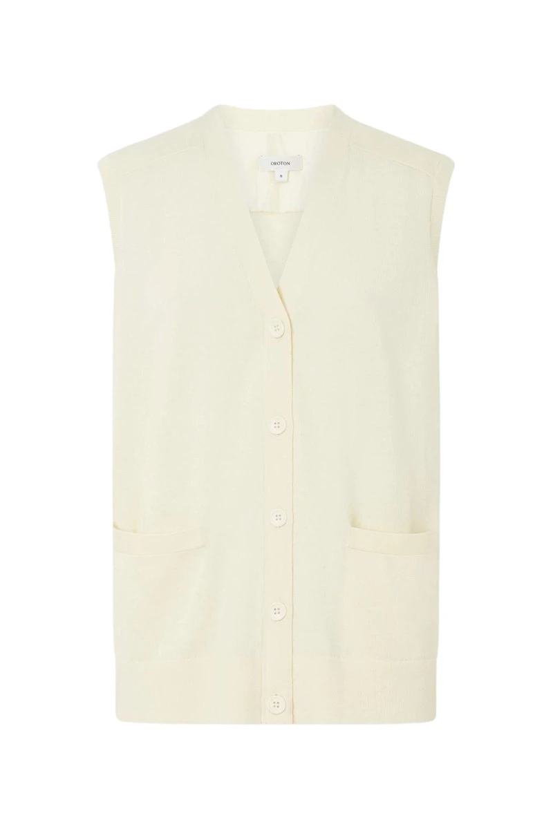 Oroton-Sleeveless-Long-Line-Cardi82745_nobg Oroton Knitwear luxury Cardigan from Luxury Handbags Marketplace