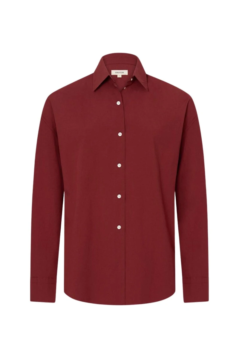 Oroton-Wren-Poplin-Shirt11774_nobg Oroton Tops luxury Clothing from Luxury Handbags Marketplace