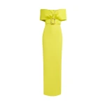Safiyaa-Abike-Chartreuse-Long-Dress-scaled68112_nobg Safiyaa Dresses luxury Clothing from Luxury Handbags Marketplace
