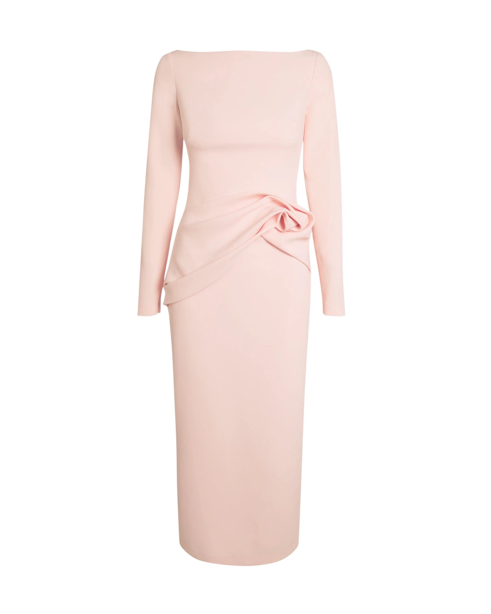 Safiyaa-Emmiy-Pale-Pink-Midi-Dress-scaled25939_nobg Safiyaa Dresses luxury Clothing from Luxury Handbags Marketplace