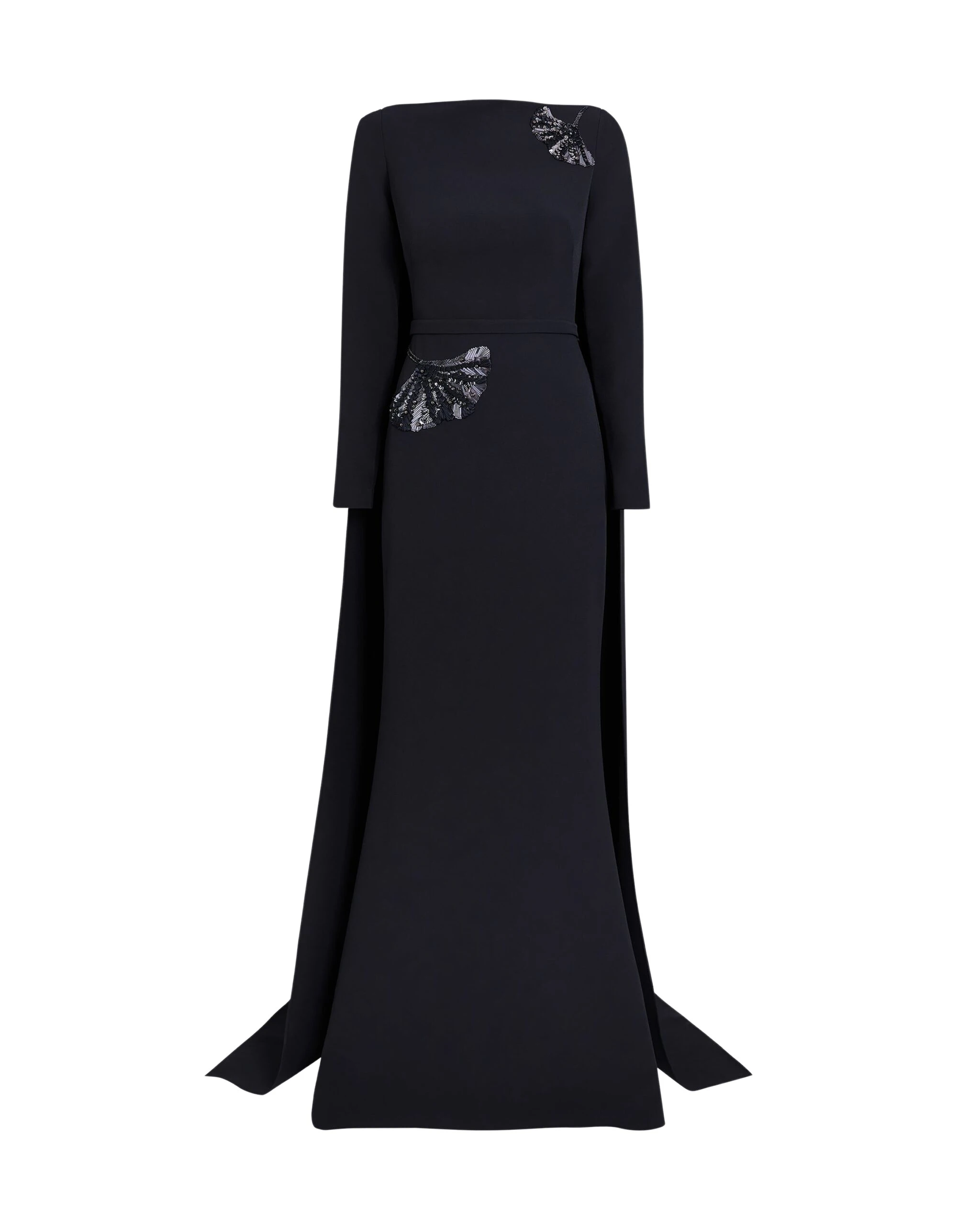 Safiyaa-Ginevra-Midnight-Navy-Long-Dress-scaled95635_nobg Safiyaa Dresses luxury Clothing from Luxury Handbags Marketplace