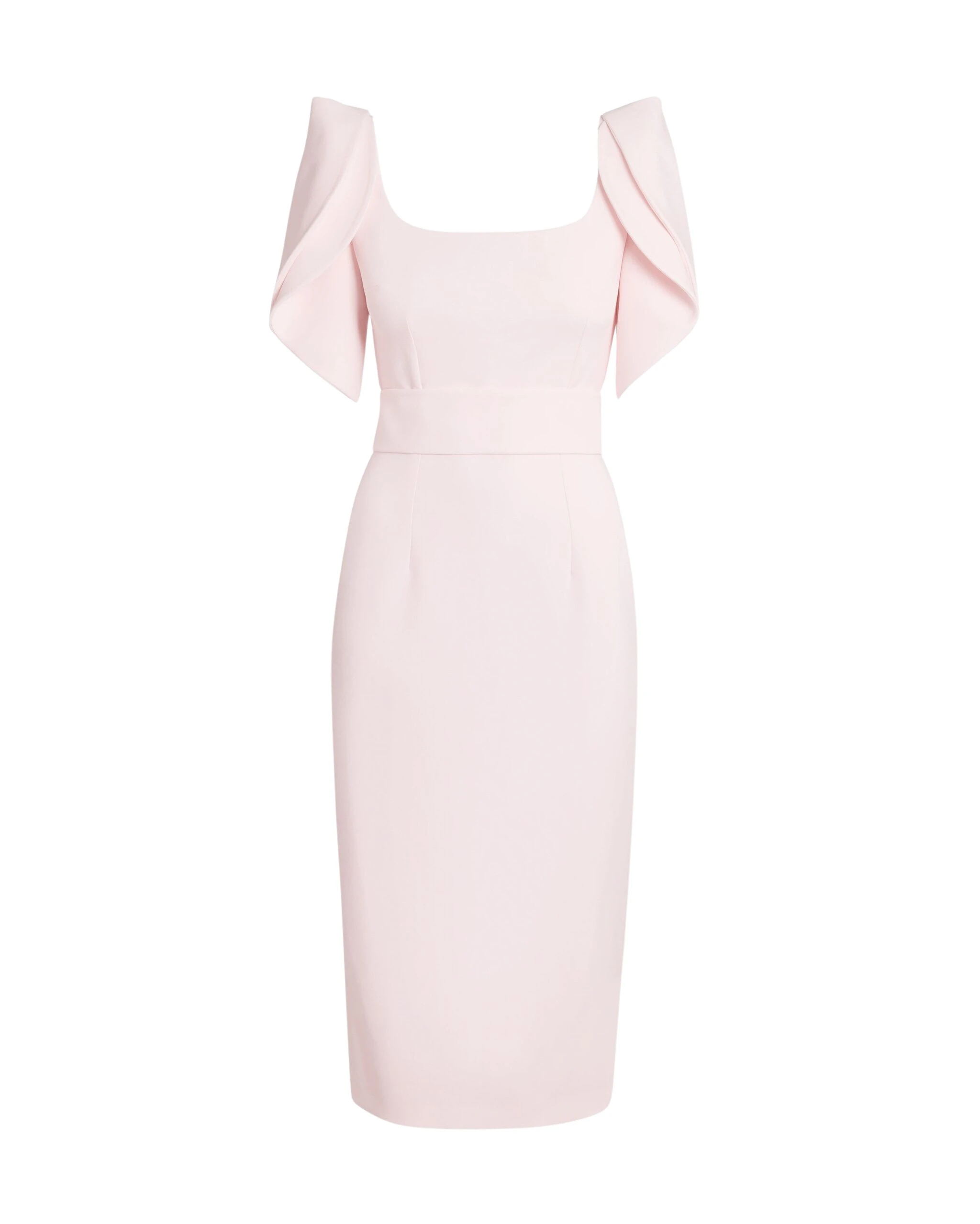 Safiyaa-Joan-Barely-Pink-Midi-Dress-scaled49791_nobg Safiyaa Dresses luxury Clothing from Luxury Handbags Marketplace