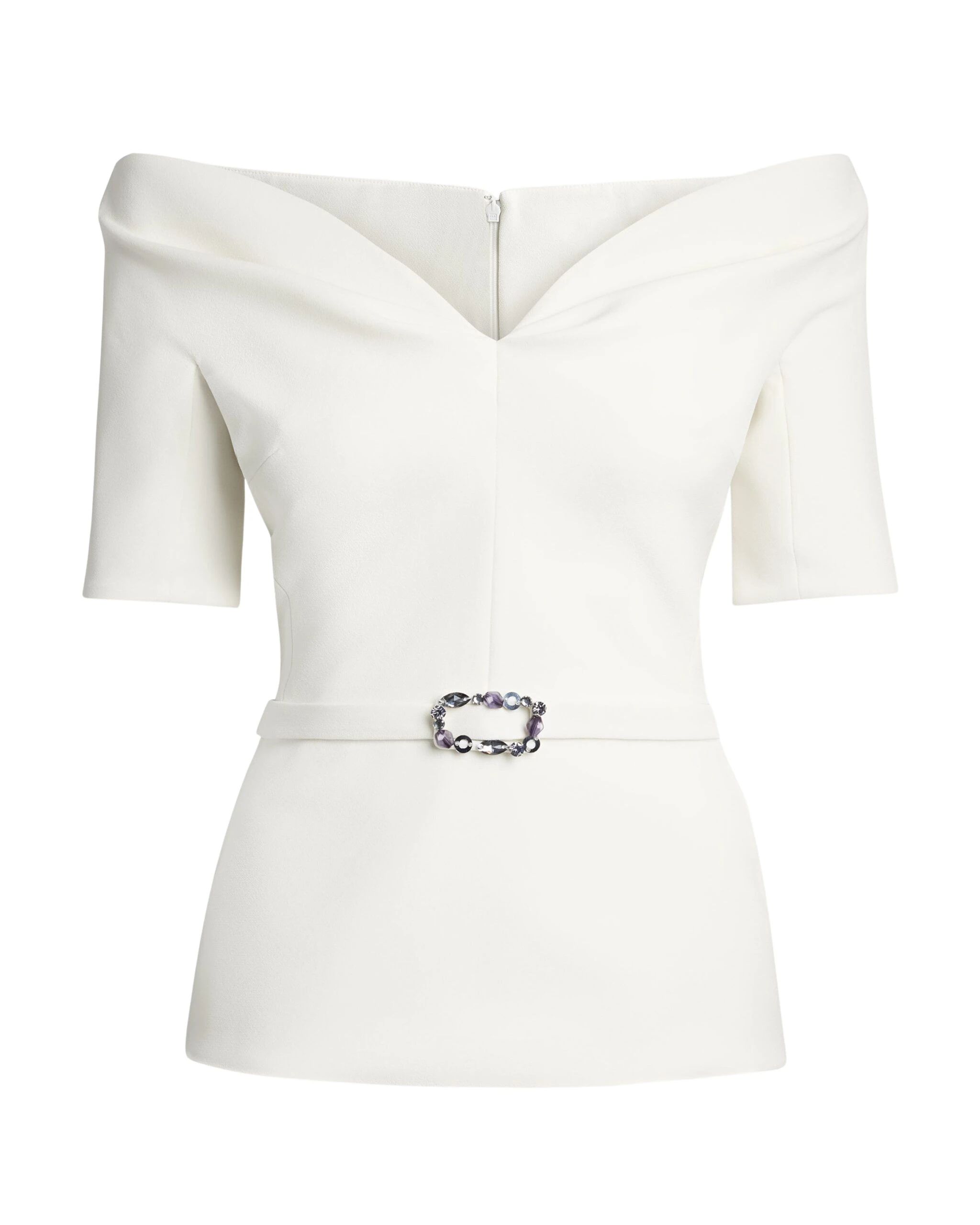 Safiyaa-Lyddie-Top-in-Ivory-scaled33862_nobg Safiyaa Tops luxury Clothing from Luxury Handbags Marketplace