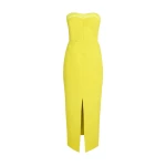 Safiyaa-Sydney-Chartreuse-Midi-Dress-scaled78490_nobg Safiyaa Dresses luxury Clothing from Luxury Handbags Marketplace