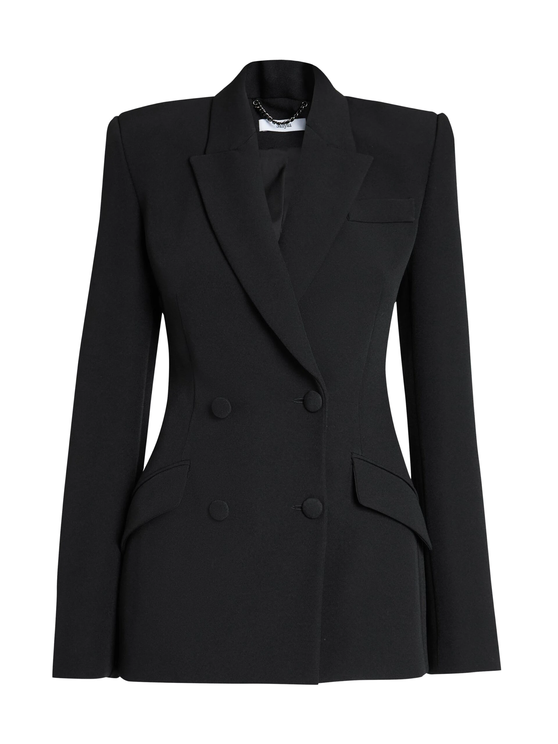Safiyaa-Wynnie-Jacket-in-Black-scaled78580_nobg Safiyaa Jackets luxury Clothing from Luxury Handbags Marketplace