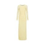 Shona-Joy-Mira-Gathered-Maxi-Dress-Sherbet-Yellow-688367_nobg Shona Joy Yellow Dresses luxury Clothing from Luxury Handbags Marketplace