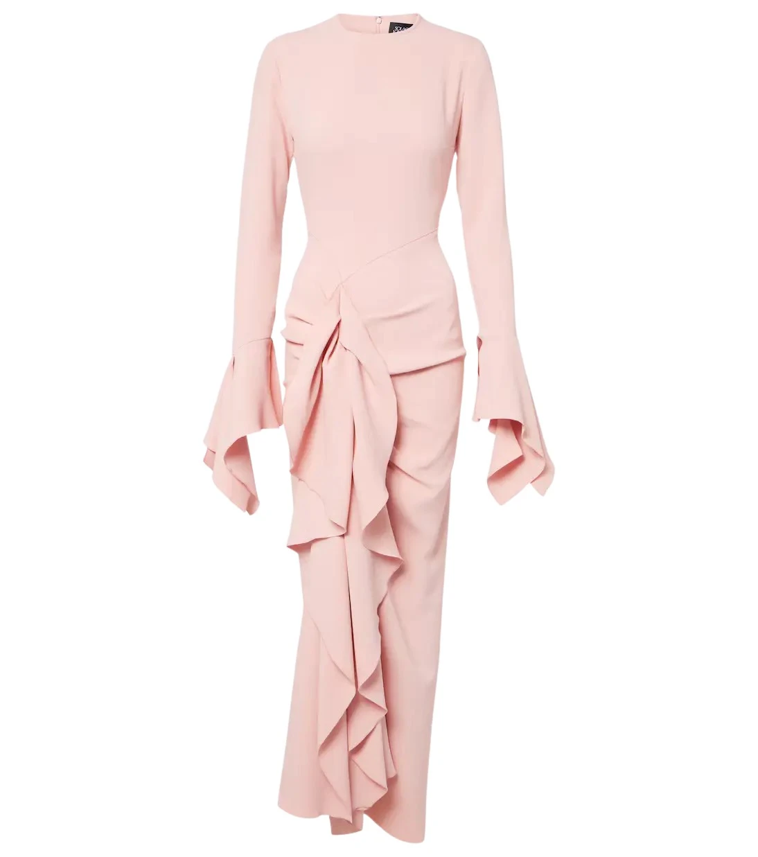 Solace-London-The-Della-Maxi-Dress-in-Putty-Pink73619_nobg Solace London Pink The Della Maxi Dress in Putty Pink luxury Clothing from Luxury Handbags Marketplace