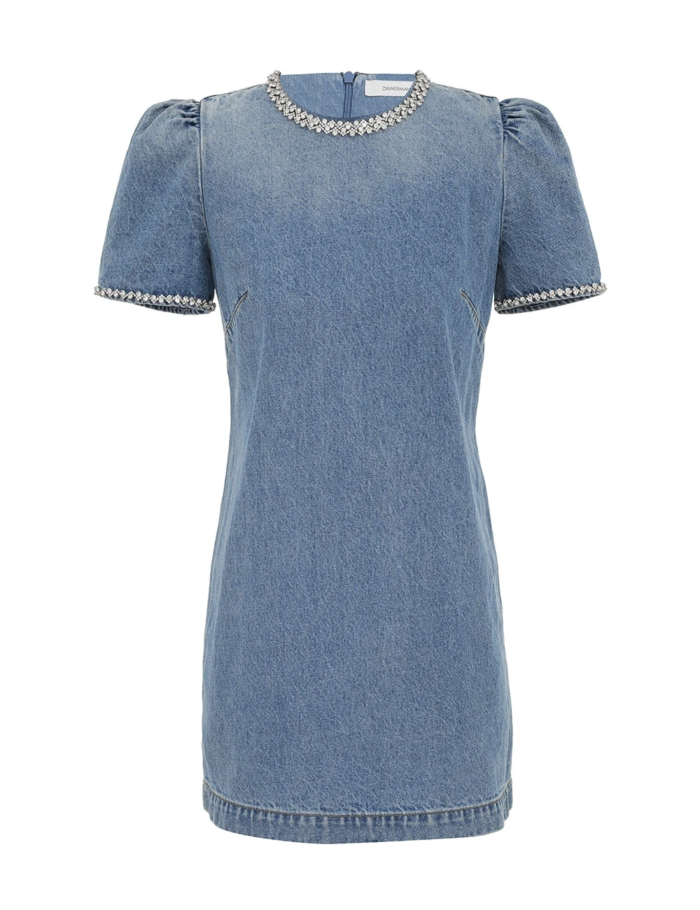 Zimmermann Crush Embellished Denim Dress Zimmermann dress