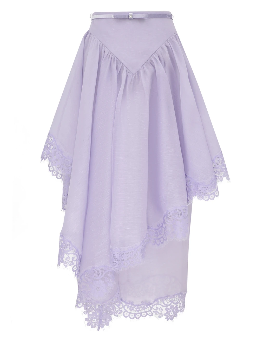 Zimmermann Crush Lace Trim Skirt Zimmermann dress
