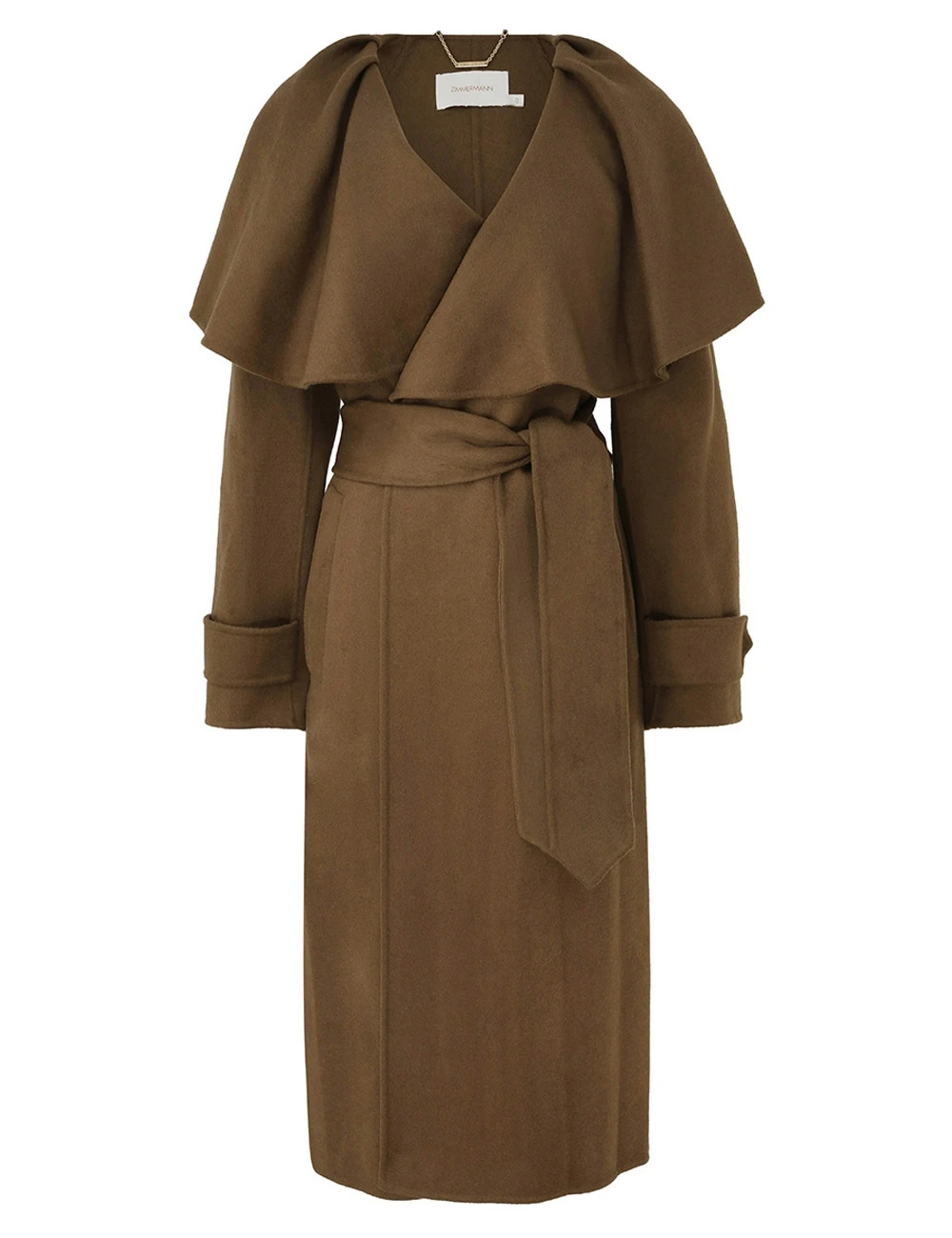 Zimmermann Crush Long Cape Coat Zimmermann dress