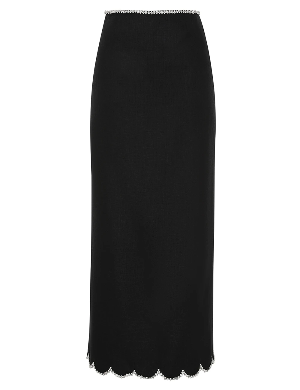 Zimmermann Crush Scalloped Midi Skirt Zimmermann dress