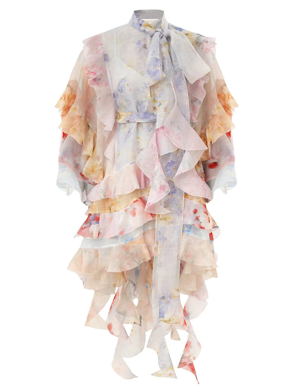 Zimmermann Crush Spliced Ruffle Dress Zimmermann dress
