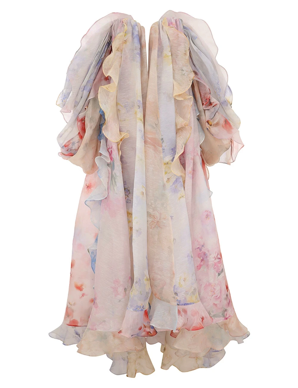 Zimmermann Crush Strapless Ruffle Dress Zimmermann dress