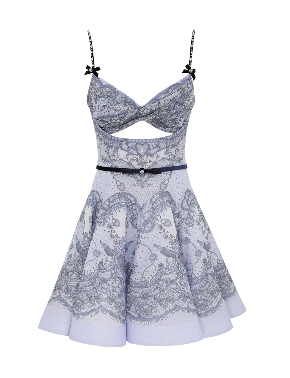 Zimmermann Crush Twist Front Mini Dress Zimmermann dress