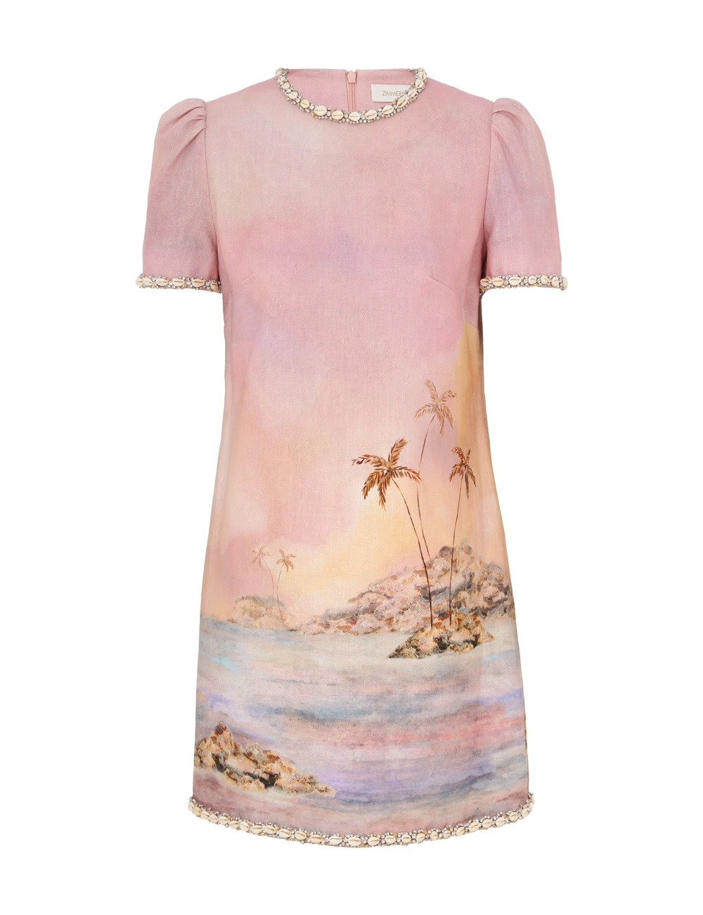 Zimmermann Dawning Embellished Mini Dress Zimmermann dress