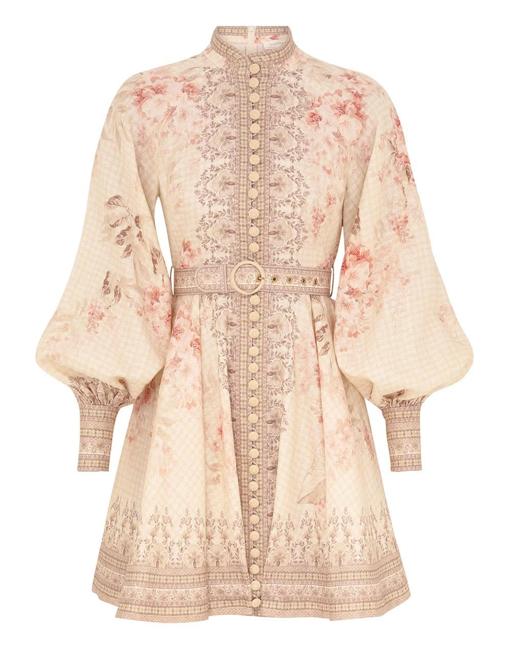 Zimmermann Illuminate Buttoned Mini Dress Zimmermann dress