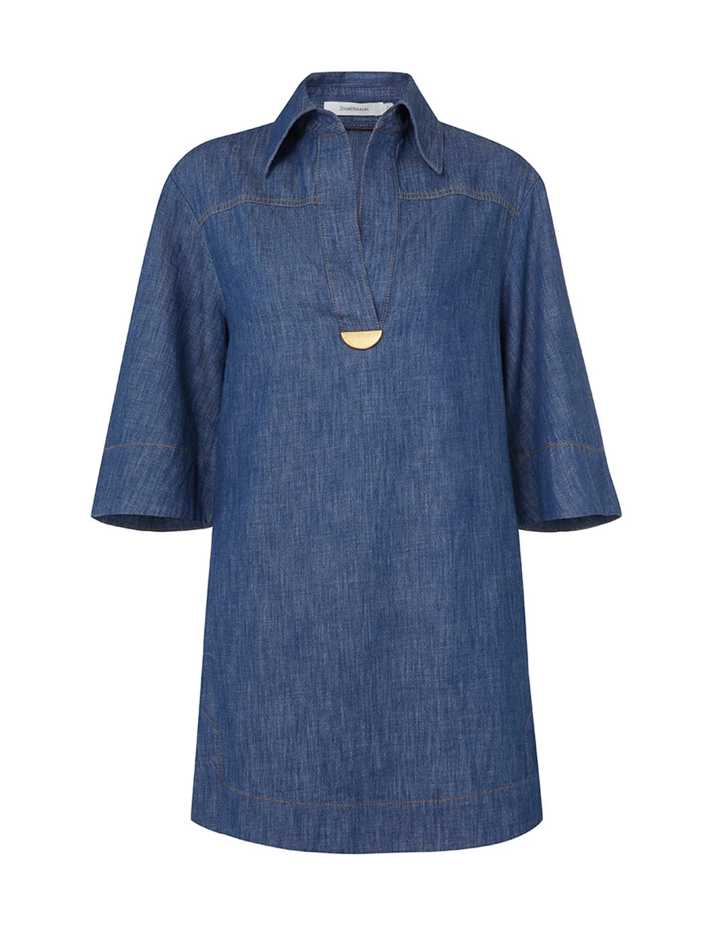 Zimmermann Illuminate Denim Tunic Dress Zimmermann dress