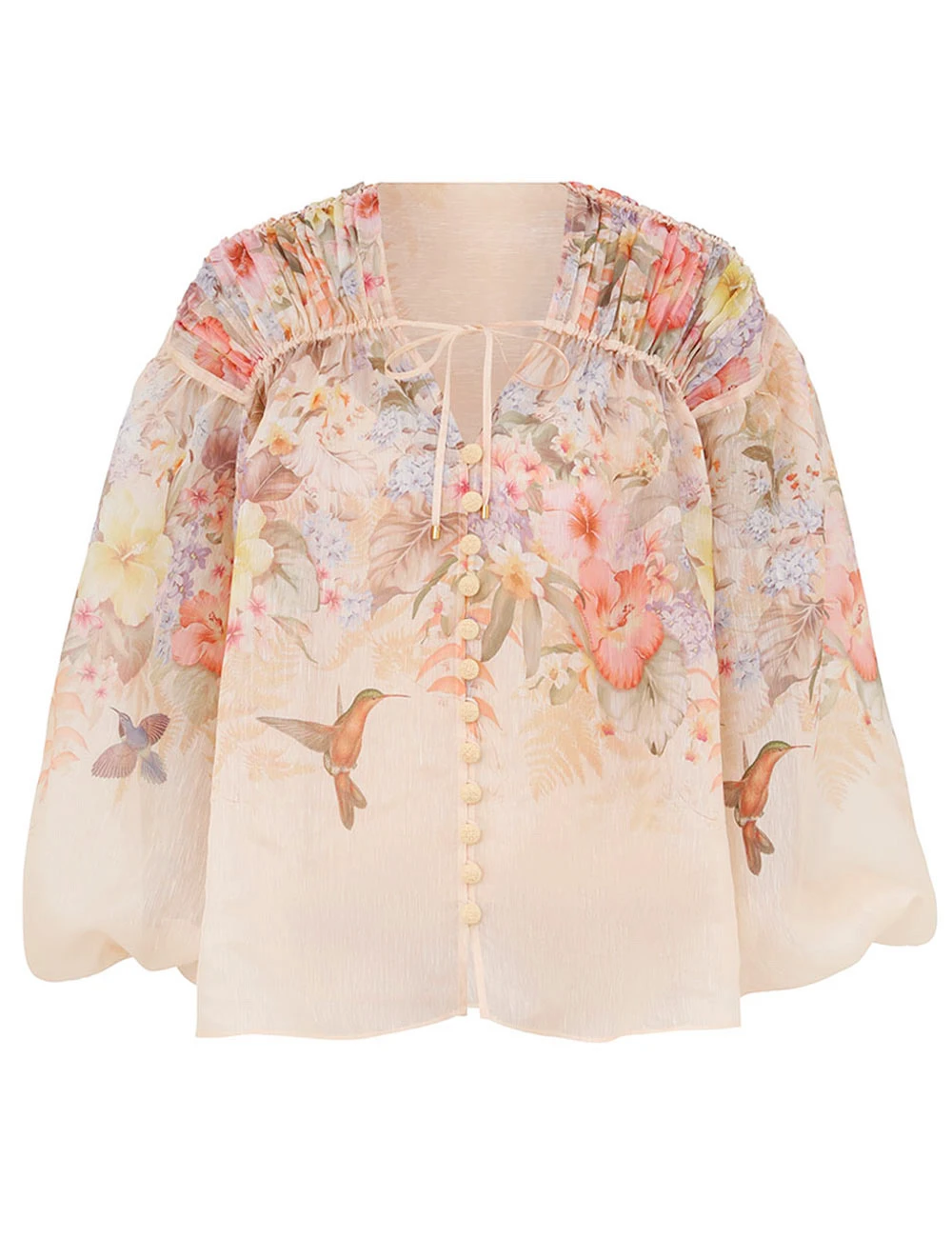 Zimmermann Illuminate Drawn Blouse Zimmermann dress