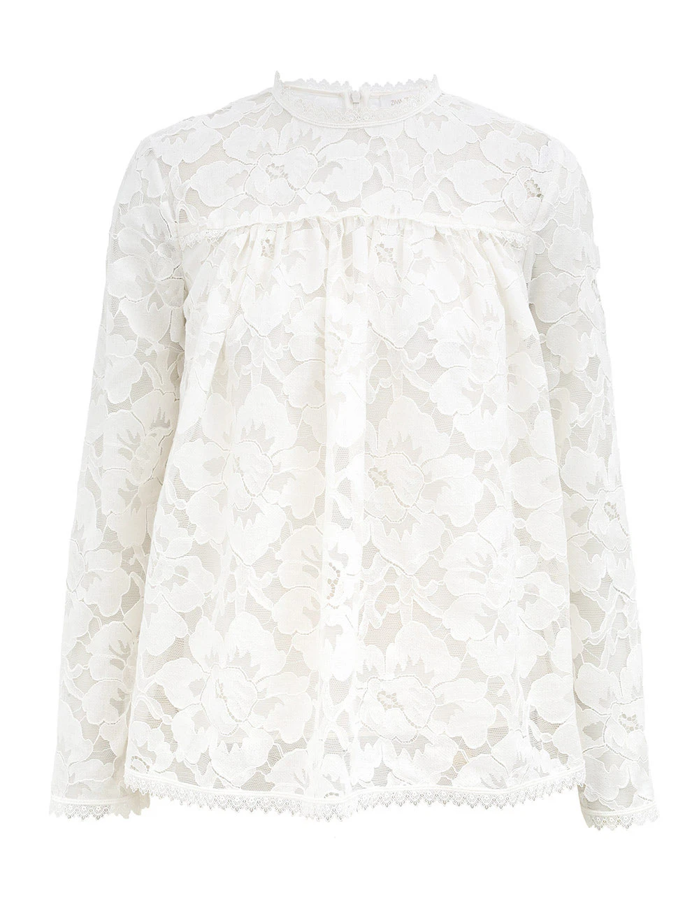 Zimmermann Illuminate Lace Gathered Top Zimmermann dress