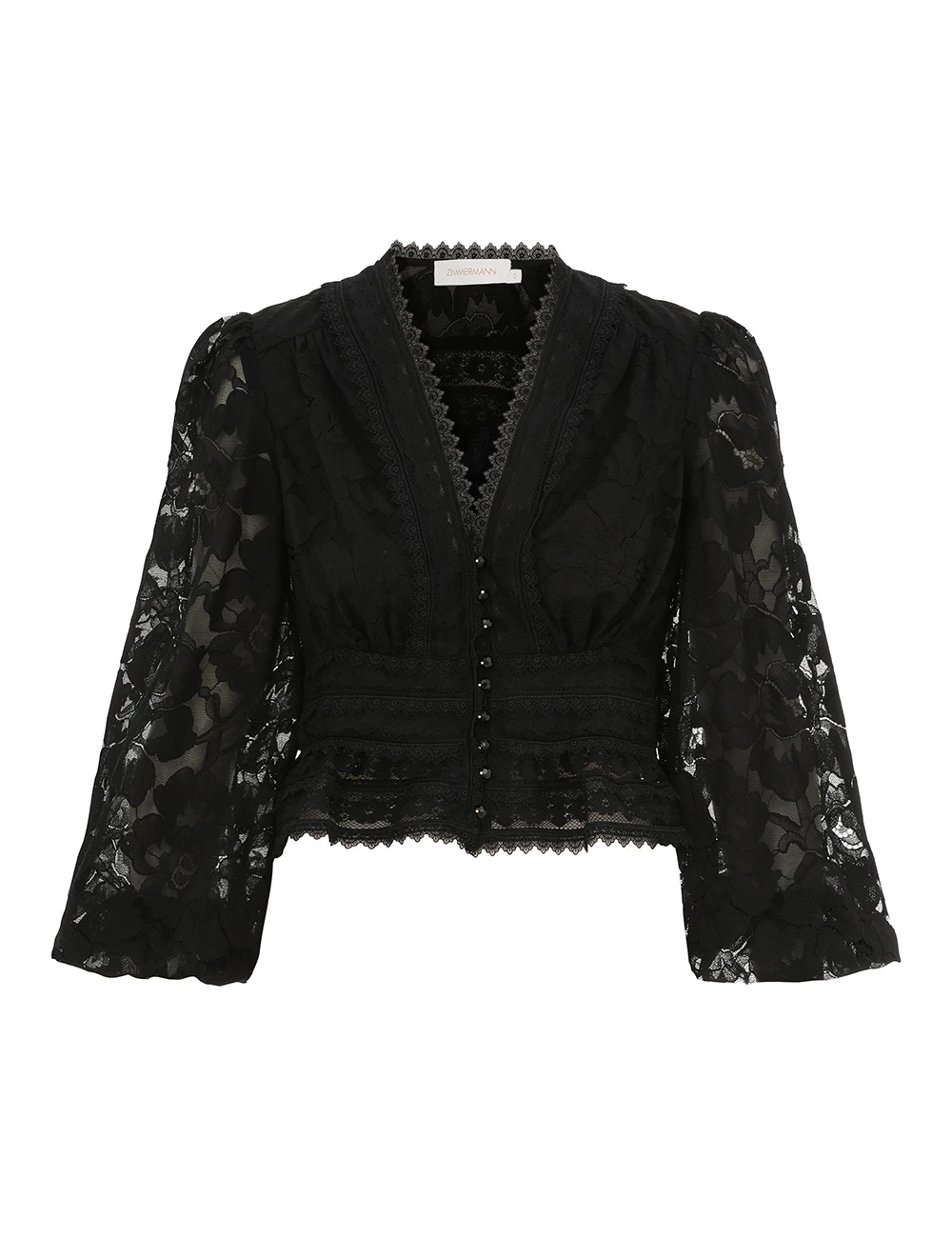 Zimmermann Illuminate Lace Peplum Blouse Zimmermann dress