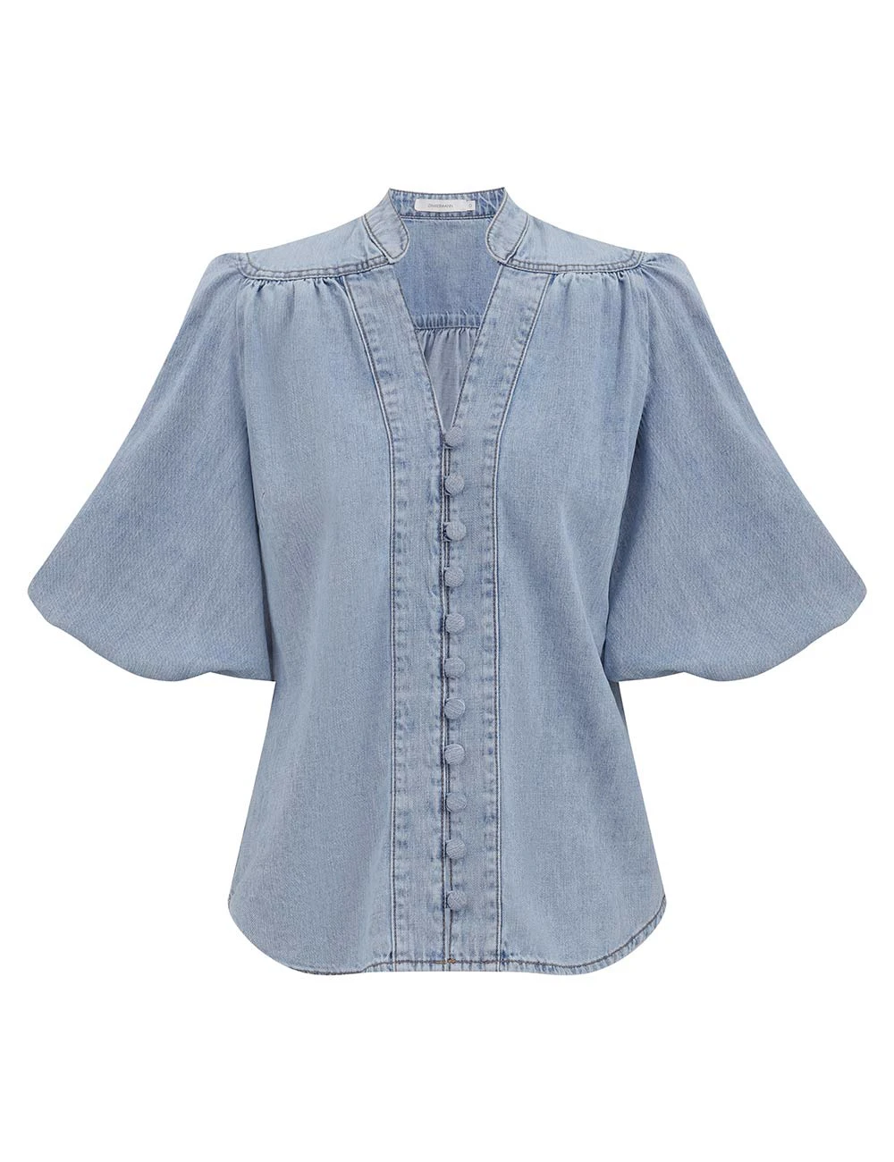 Zimmermann Lucky Denim Blouse Zimmermann dress