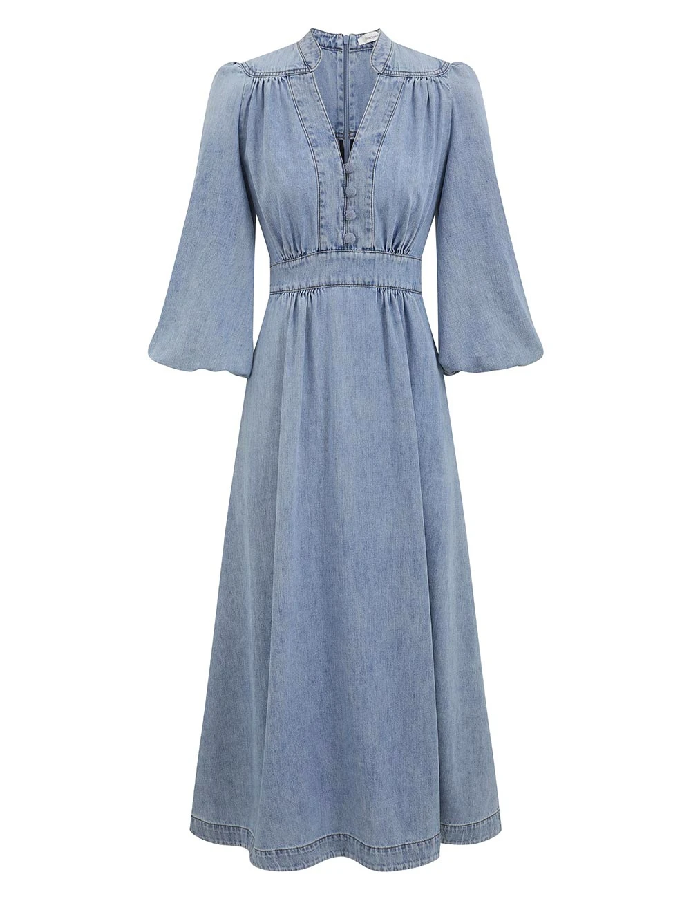 Zimmermann Lucky Denim Midi Dress Zimmermann dress