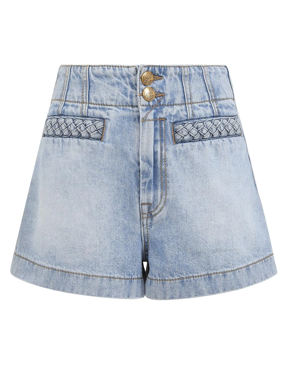 Zimmermann Lucky Denim Short Zimmermann dress
