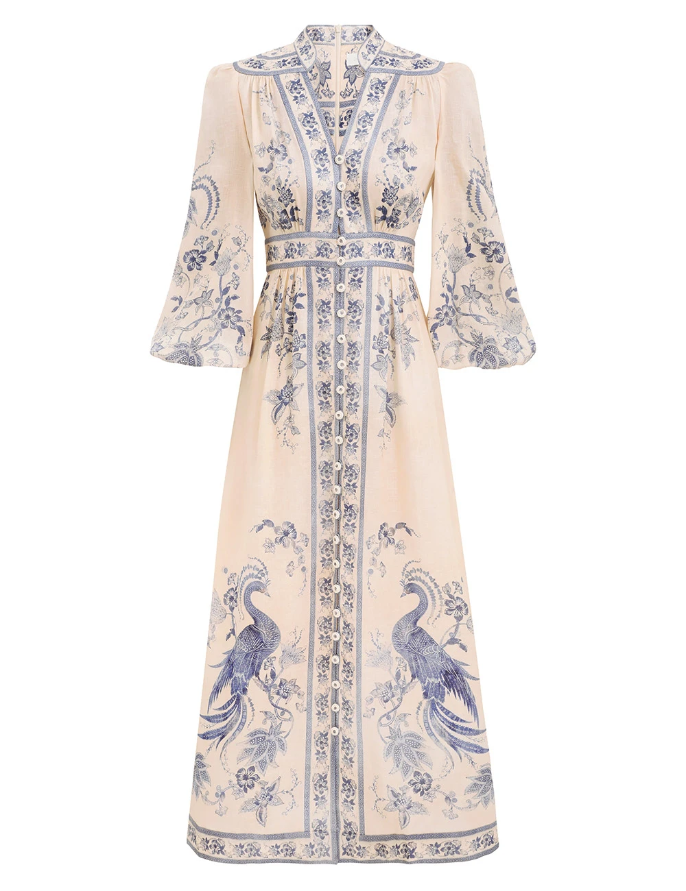 Zimmermann Lucky Plunge Midi Dress Zimmermann dress