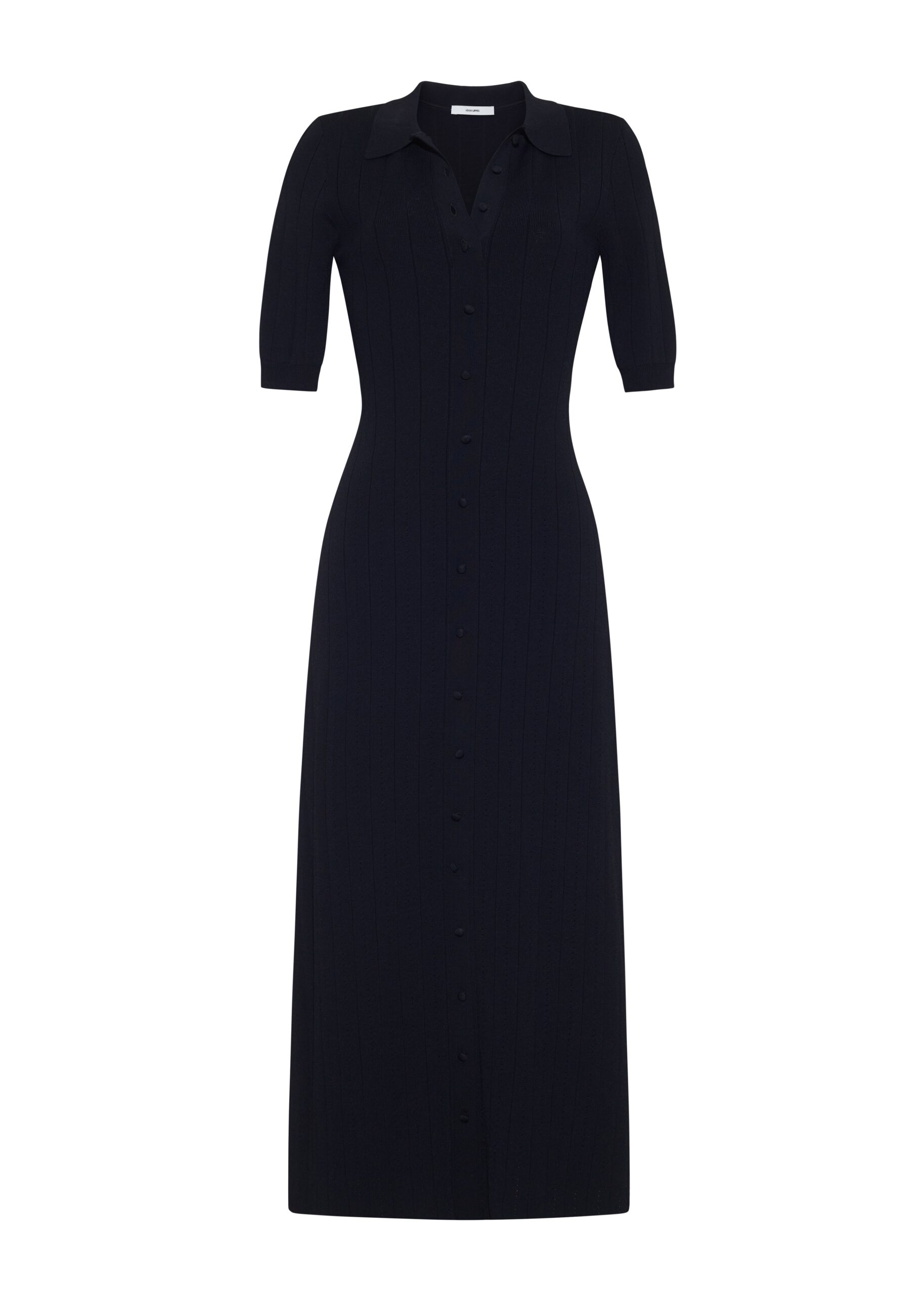 Adam Lippes Fenwick dress Model facing front – Fenwick Dress
