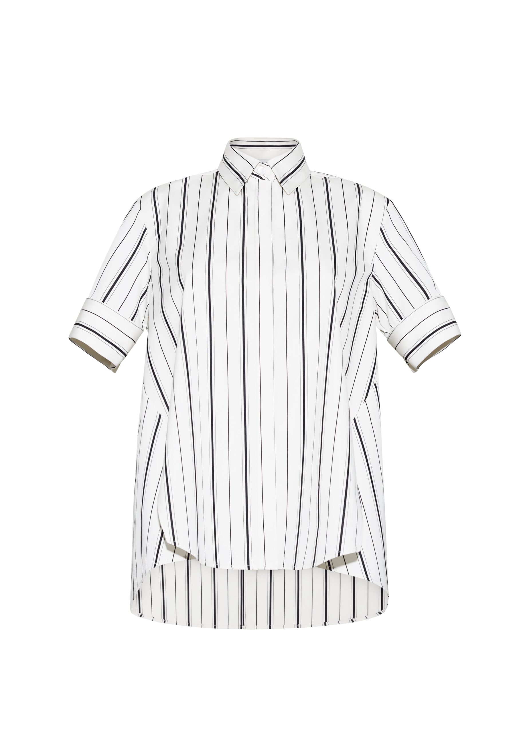 Adam Lippes Trapeze shirt Model front facing image – Trapeze Shirt