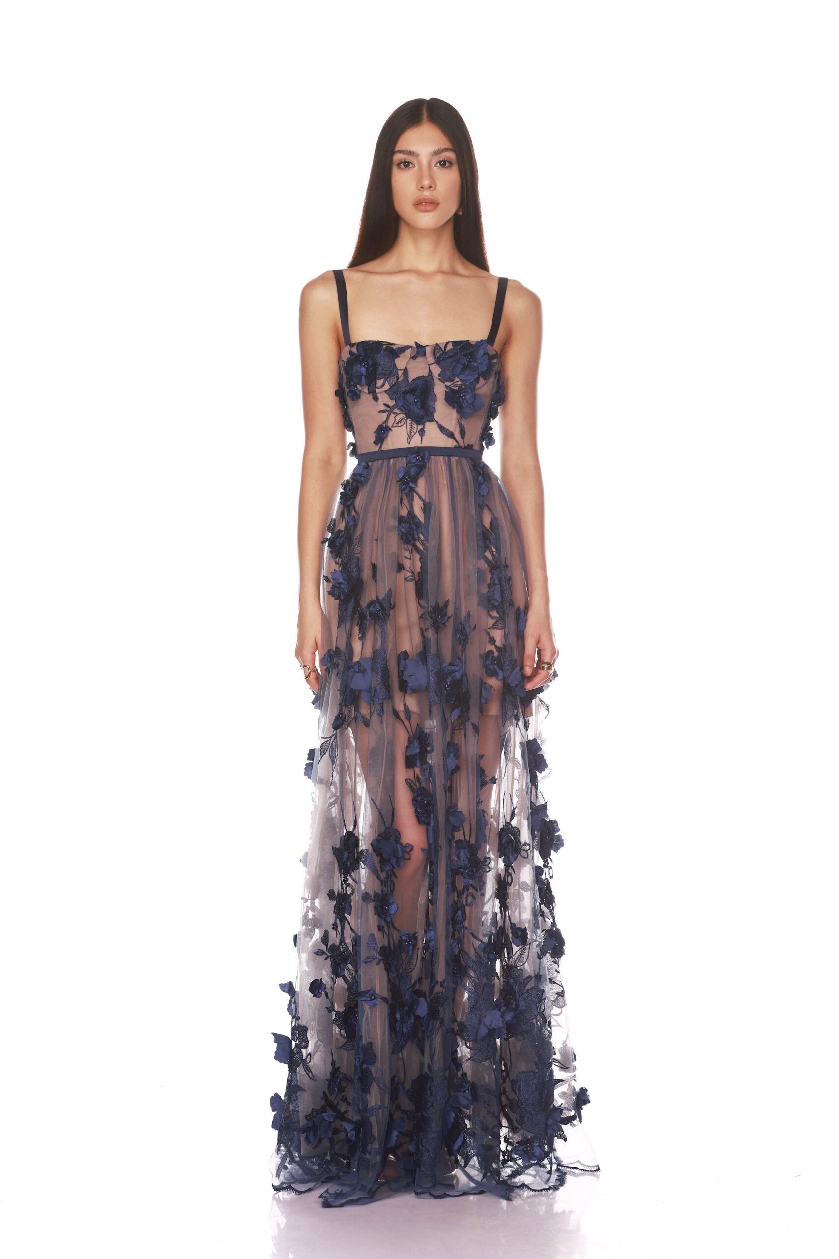 Bronx and Banco Anastasia Navy Maxi Dress Bronx and Banco Blue Anastasia Navy Maxi Dress a harmonious blend of structured elegance and timeless sophistication