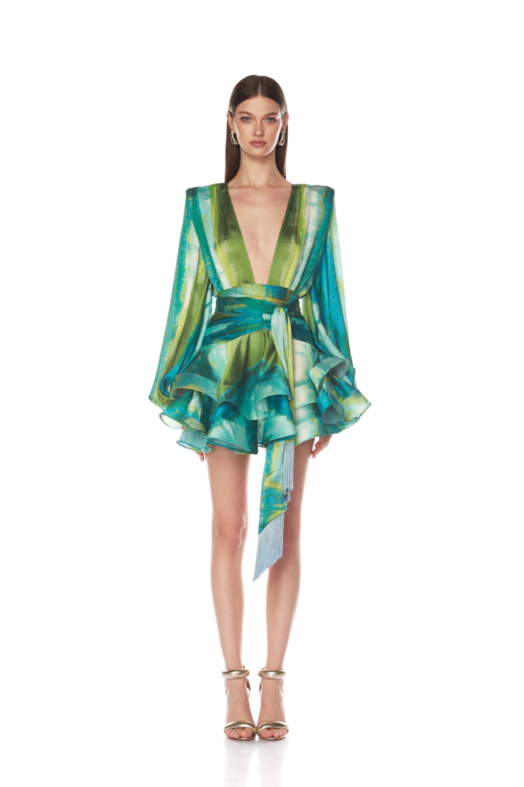 Bronx and Banco Bedouin Coastal Mini Dress Bronx and Banco Multicolour Bedouin Coastal Mini Dress a harmonious blend of structured elegance and timeless sophistication