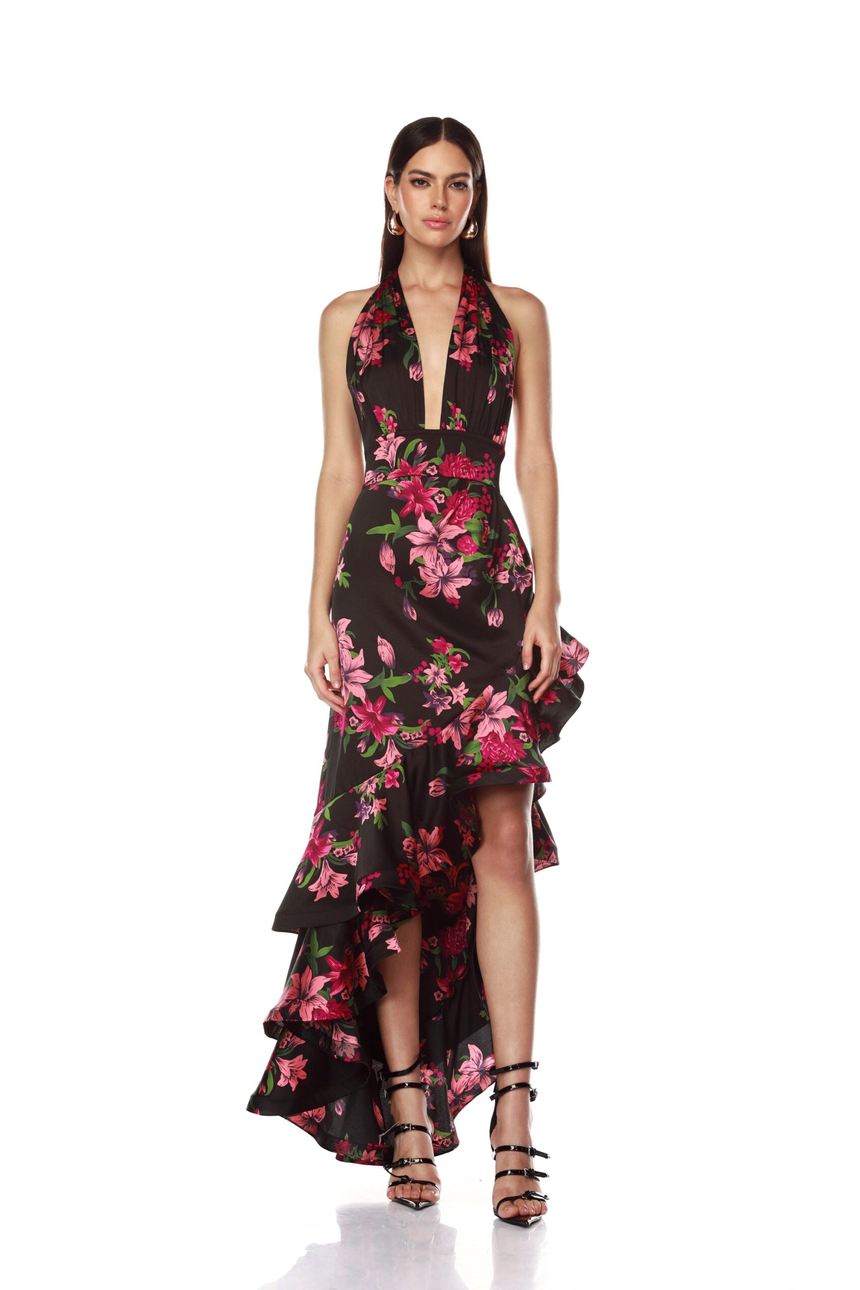 Bronx and Banco Bronte Pink Lily Maxi Dress Bronx and Banco Pink Bronte Pink Lily Maxi Dress a harmonious blend of structured elegance and timeless sophistication