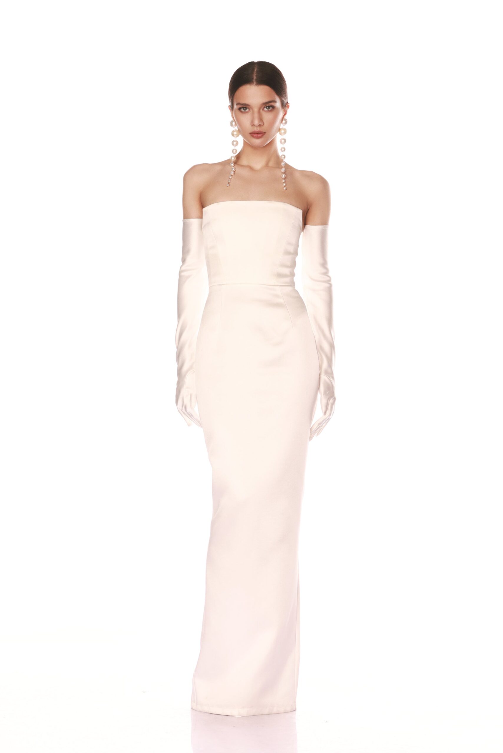 Bronx and Banco Florentina Blanc Maxi Dress Bronx and Banco Multicolour Florentina Blanc Maxi Dress a harmonious blend of structured elegance and timeless sophistication