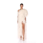 Bronx and Banco Zoia Blanc Gown Bronx and Banco Ivory Zoia Blanc Gown a harmonious blend of structured elegance and timeless sophistication