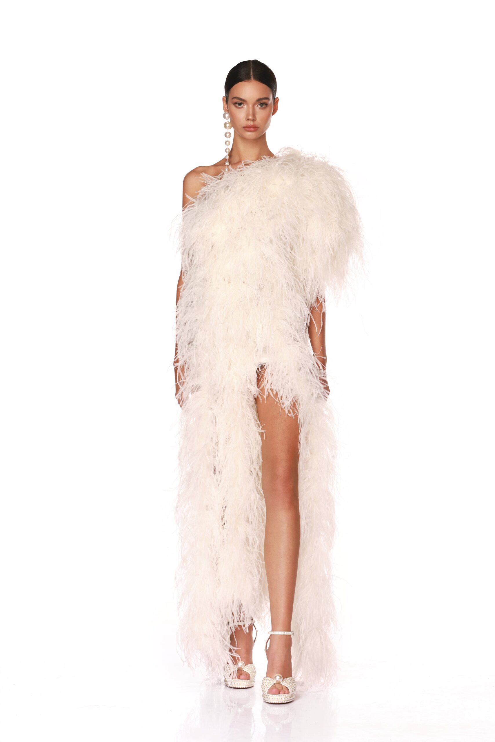 Bronx and Banco Zoia Blanc Gown Bronx and Banco Ivory Zoia Blanc Gown a harmonious blend of structured elegance and timeless sophistication