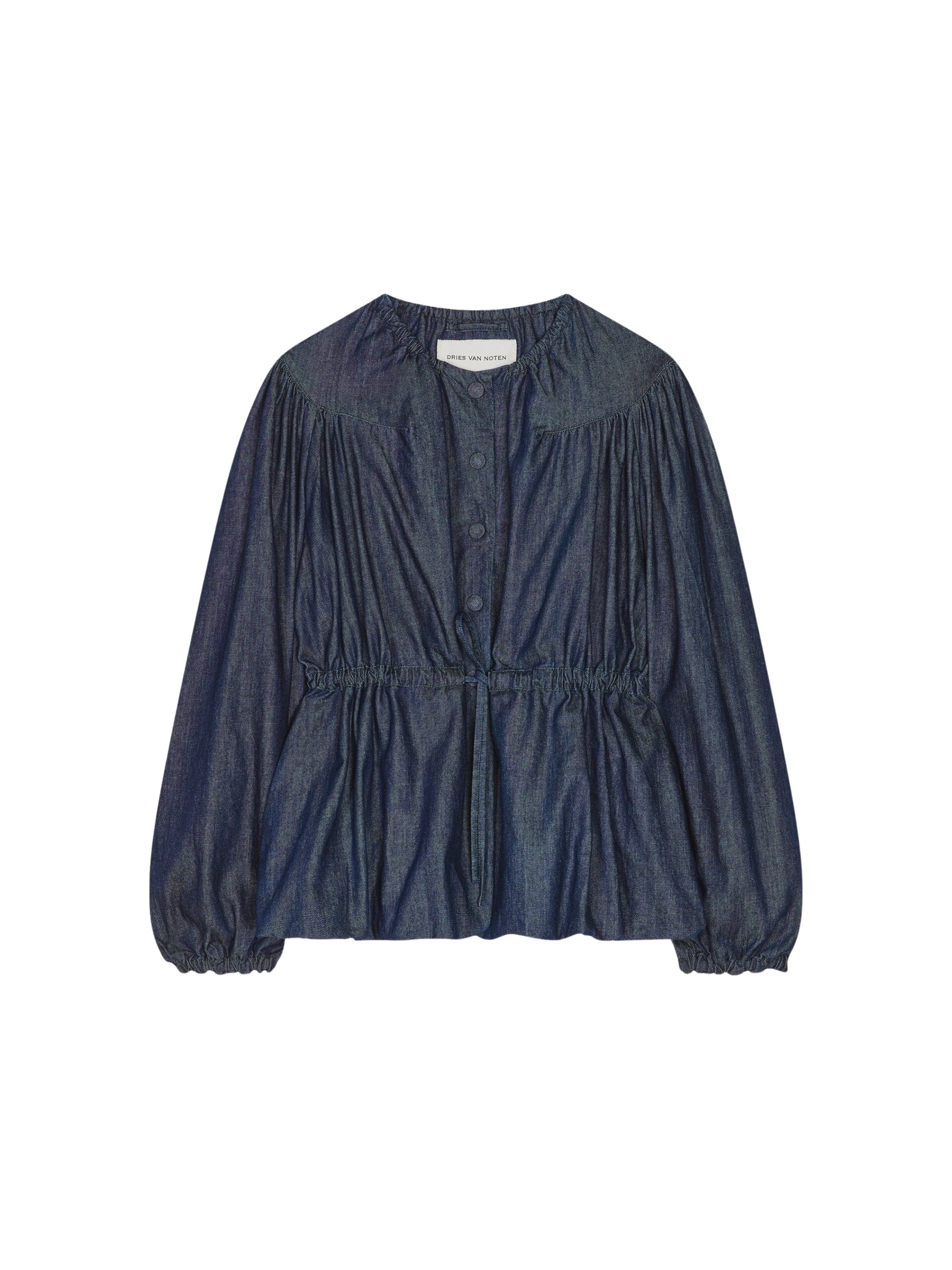 Dries-Van-Noten-Denim-drawstring-jacket-scaled18157_nobg Dries Van Noten Jackets luxury Clothing from Luxury Handbags Marketplace