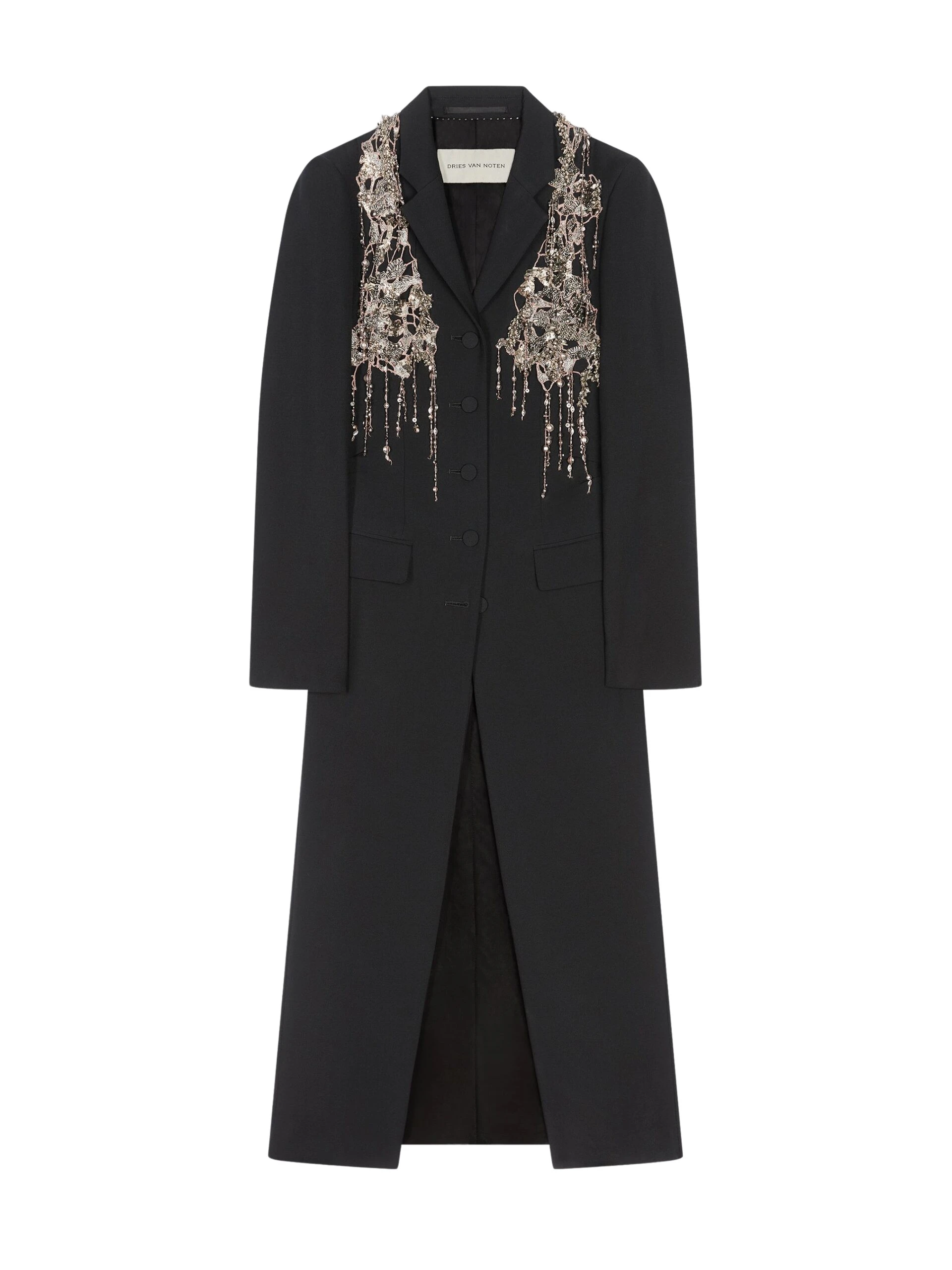 Dries-Van-Noten-Embellished-wool-coat-scaled12962_nobg Dries Van Noten Coats luxury Clothing from Luxury Handbags Marketplace