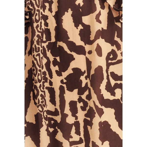 Shona Joy Animal Print Maxi Dress  Garden Party with relaxed fit and minimalist silhouette for Minimalist Fashion or Elegant Day Clothing