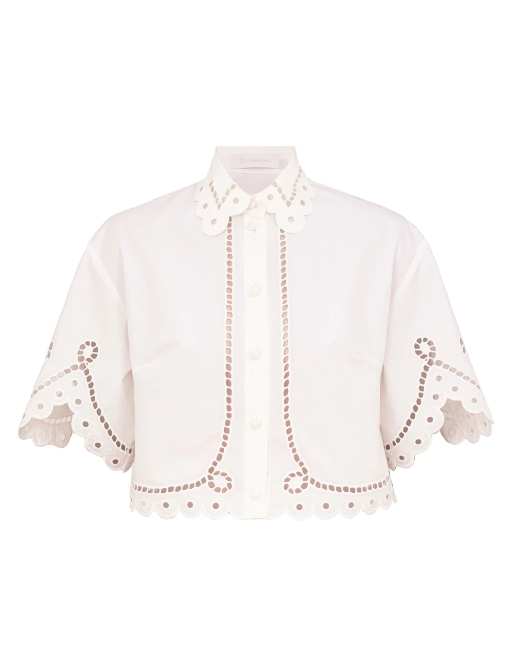 Zimmermann Scarborough Embroidered Shirt | Resort 2025 Collection Luxury Shoes Elevate your elegance in this Zimmermann Clothing from the 2025 resort wear edit
