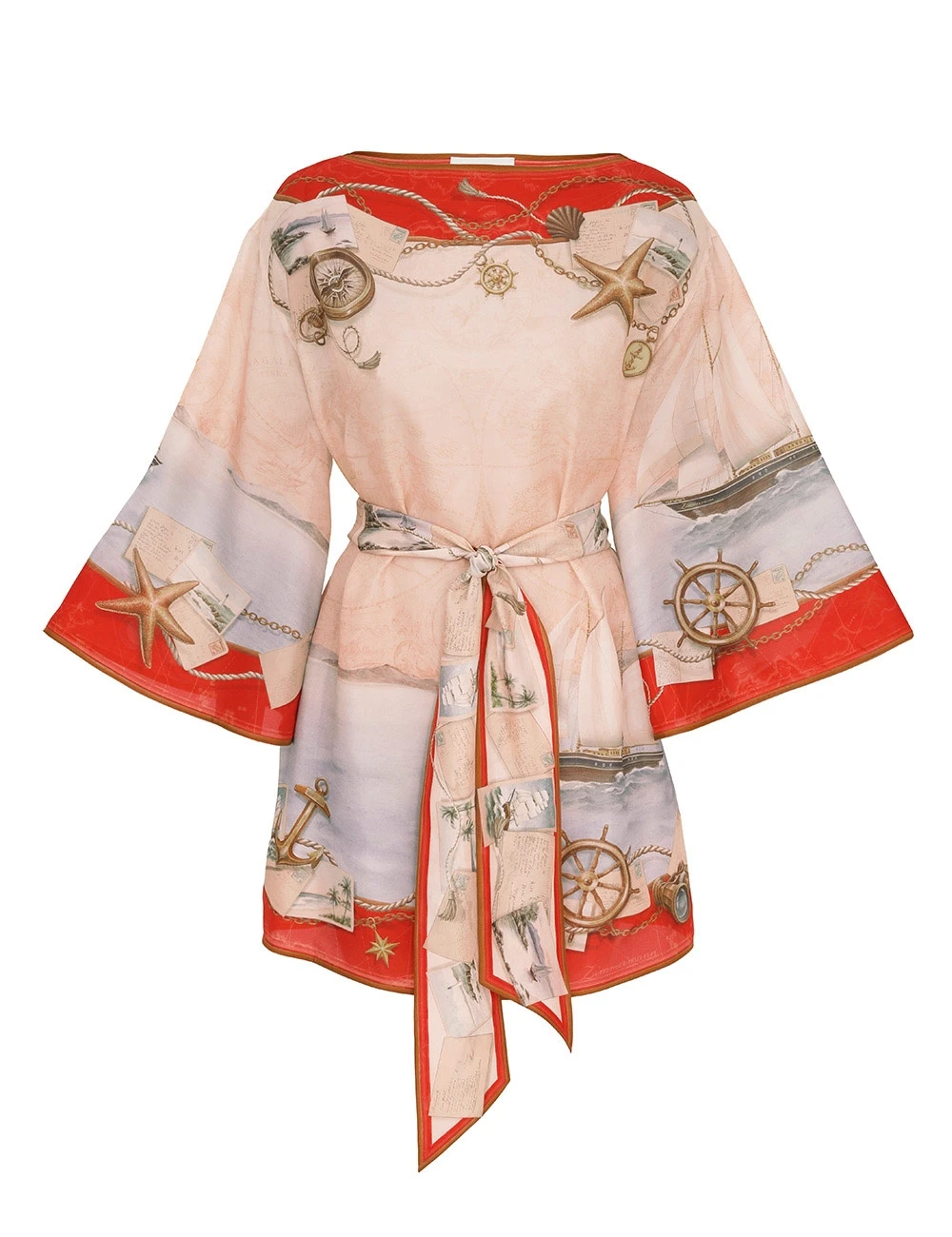 Zimmermann Scarborough Tunic Mini Dress Silk | Resort 2025 Collection Luxury Shoes Elevate your elegance in this Zimmermann Clothing Silk Mini Dress from the 2025 resort wear edit