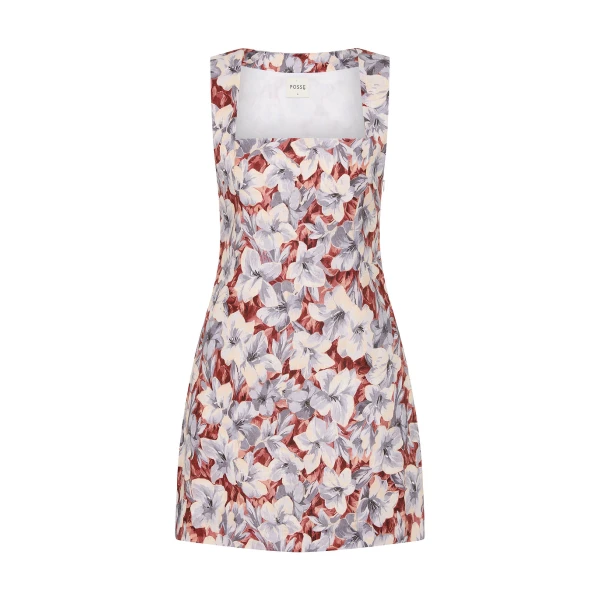 Posse Alice Mini Dress - Lily Garden – sustainable Dresses in Multicolour from Australian designer at Luxury Shoes .