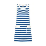 Posse Ari Mini Dress - Blue Stripe – Minimalist Sustainable Dresses | Luxury Shoes Posse Ari Mini Dress - Blue Stripe – sustainable Dresses in Blue from Australian designer at Luxury Shoes .