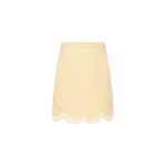 Posse Essie Mini Skirt - Dusty Citron – sustainable Skirts in Yellow from Australian designer at Luxury Shoes .