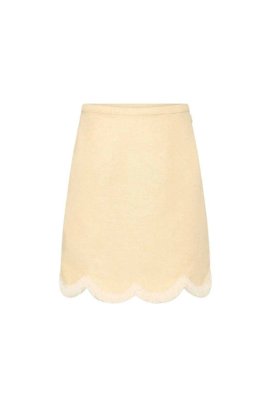 Posse Essie Mini Skirt - Dusty Citron – Minimalist Sustainable Skirts | Luxury Shoes Posse Essie Mini Skirt - Dusty Citron – sustainable Skirts in Yellow from Australian designer at Luxury Shoes .