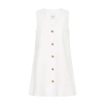 Posse Nancy Mini Dress - Ivory – sustainable Dresses in Ivory from Australian designer at Luxury Shoes .